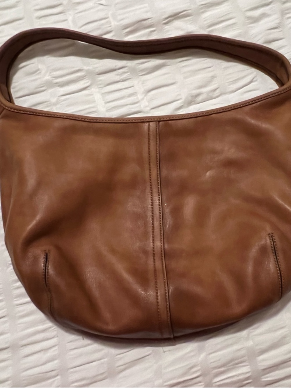 Coach Ergo Smooth Cognac Leather Hobo Shoulder Bag - Picture 5 of 8